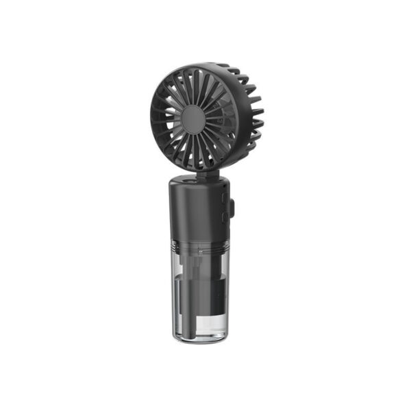 USB Rechargeable Handheld Mist Spray Fan – 4 Speed Cooling - Image 4