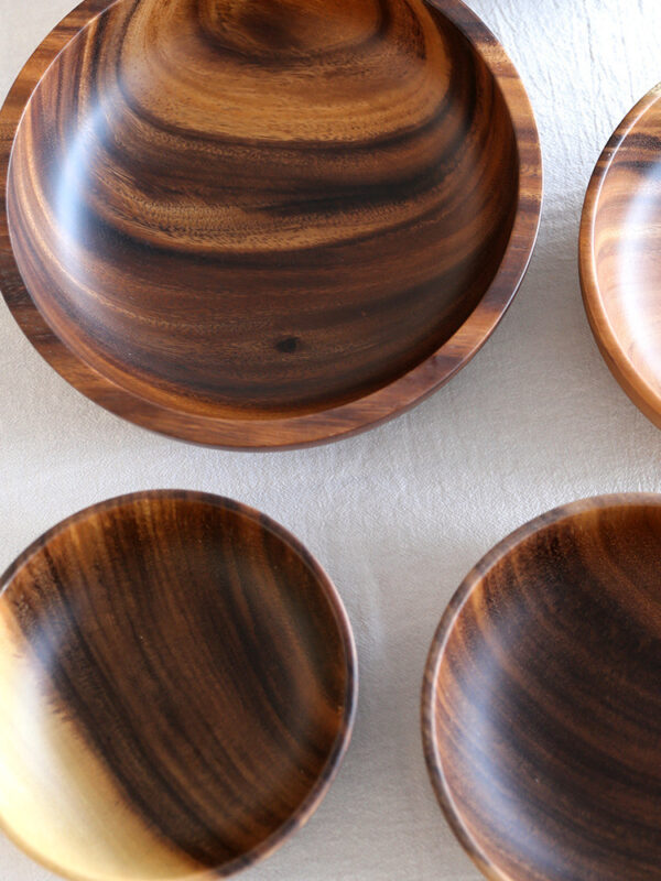 Kitchen Natural Wooden Bowl — Household Fruit & Salad Bowl - Image 9