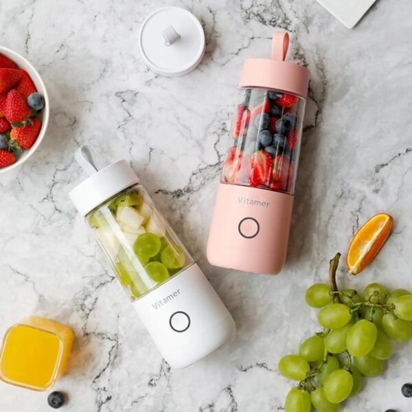 350ml Portable Blender Juicer, USB Rechargeable & Slushy Cup Mixer Bottle - Image 8