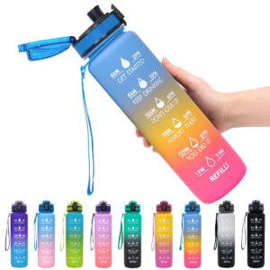 1L motivational water bottle