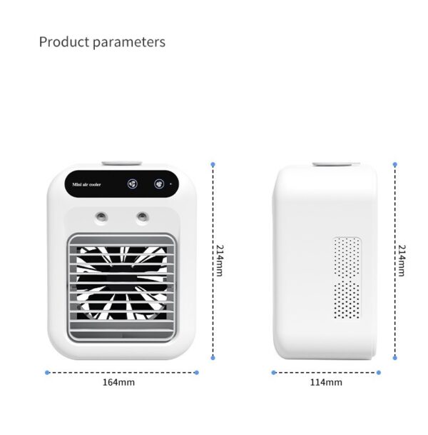Portable Air Cooler Fan – Mini Air Conditioner for Home, Office & Car - Image 3