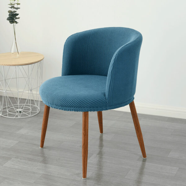 Dining Chair Cover Low Back , All-Inclusive Stretch Semi-Arc Design - Image 8