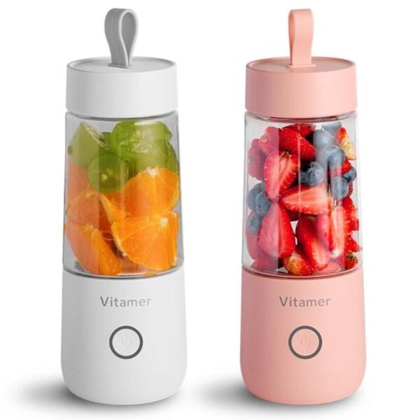 350ml Portable Blender Juicer, USB Rechargeable & Slushy Cup Mixer Bottle - Image 7