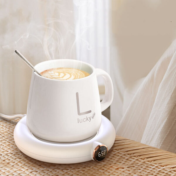 Coffee Mug Warmer — Smart USB Heating Coaster for Constant Temperature & Thermal Insulation - Image 8