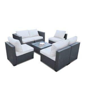 Outdoor Rattan Terrace Furniture Garden Lounge Dining Set
