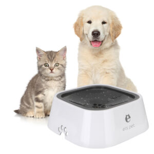 Floating Cat Dog Water Bowl