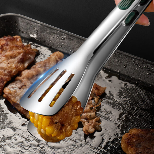 7 9 12inch Kitchen Tongs 304 Stainless Steel, BBQ & Salad Clip - Image 5
