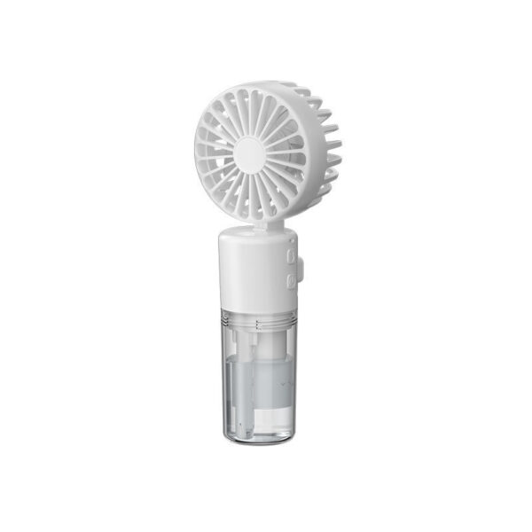 USB Rechargeable Handheld Mist Spray Fan – 4 Speed Cooling - Image 9