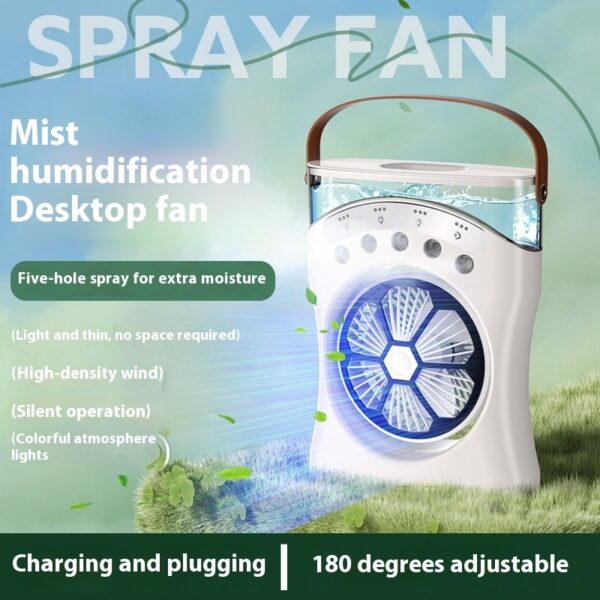 Portable Mini Humidifier Fan - Image 6