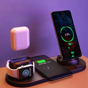 6-in-1 Fast Wireless Charging Dock for iPhone & Devices