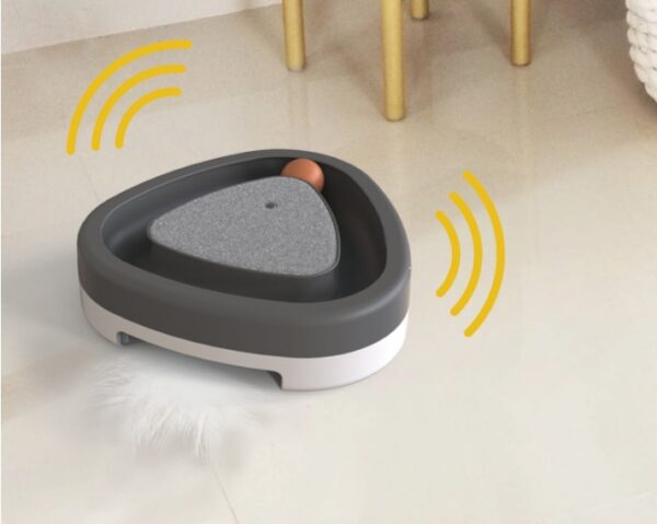 Smart Electric Cat Triangle Turntable Toy - Image 4