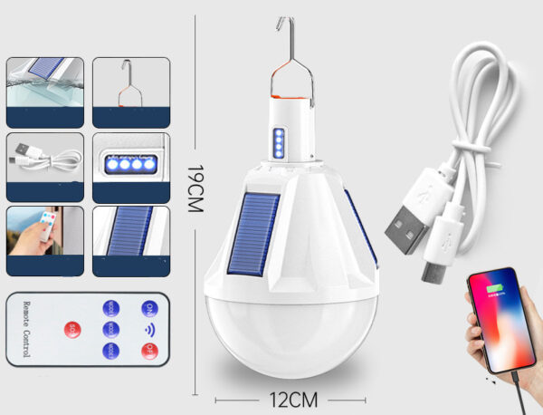 Rechargeable Outdoor LED Bulb - Image 5