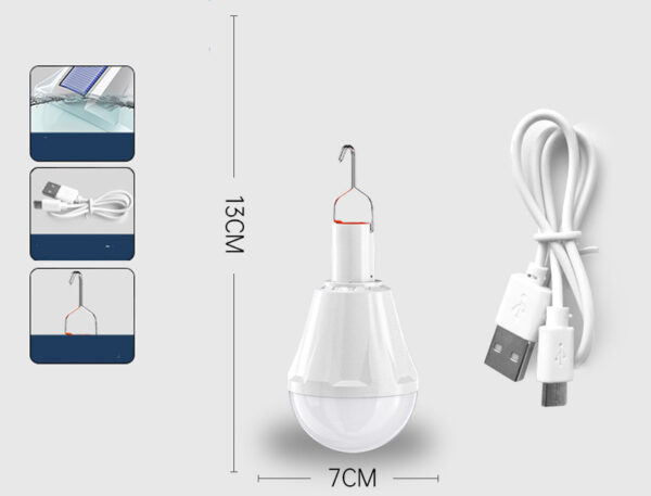 Rechargeable Outdoor LED Bulb - Image 2
