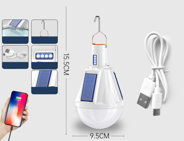 Rechargeable Outdoor LED Bulb - Image 3