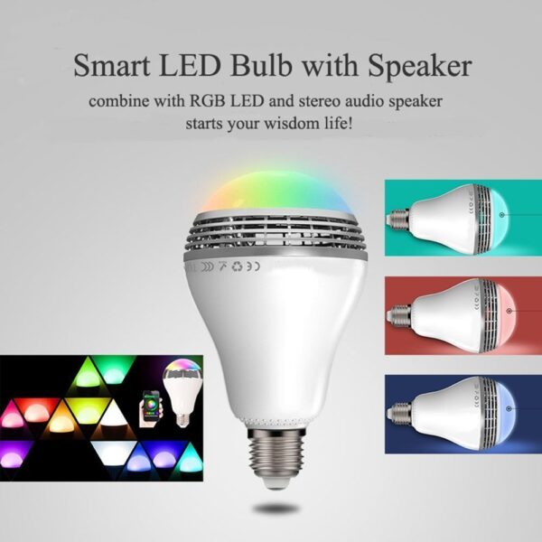 LED Smart Bluetooth Speaker Bulb - Image 4