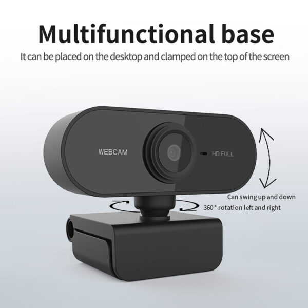 1080P Rotatable Webcam with Microphone - Image 3