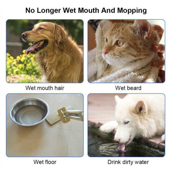 1.5L Anti-Overflow Floating Pet Water Bowl - Image 6