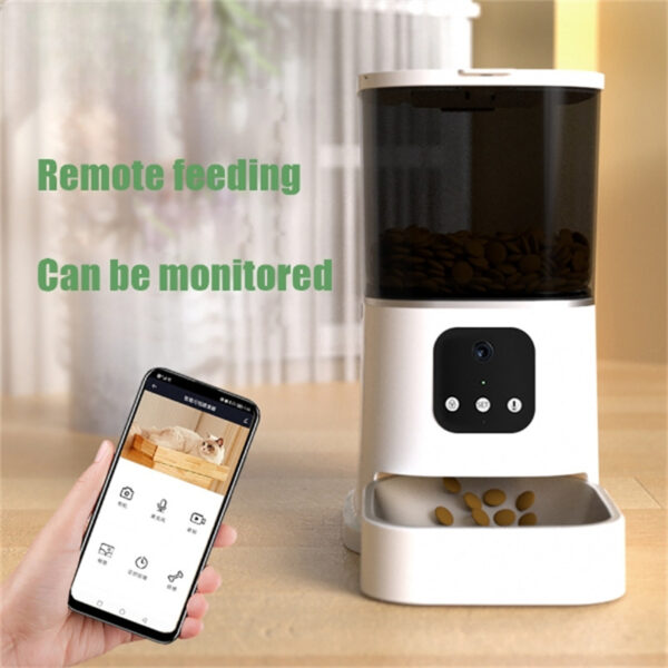 Smart WiFi Automatic Pet Feeder with Voice & Timer - Image 5