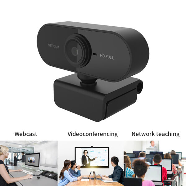 1080P Rotatable Webcam with Microphone - Image 2