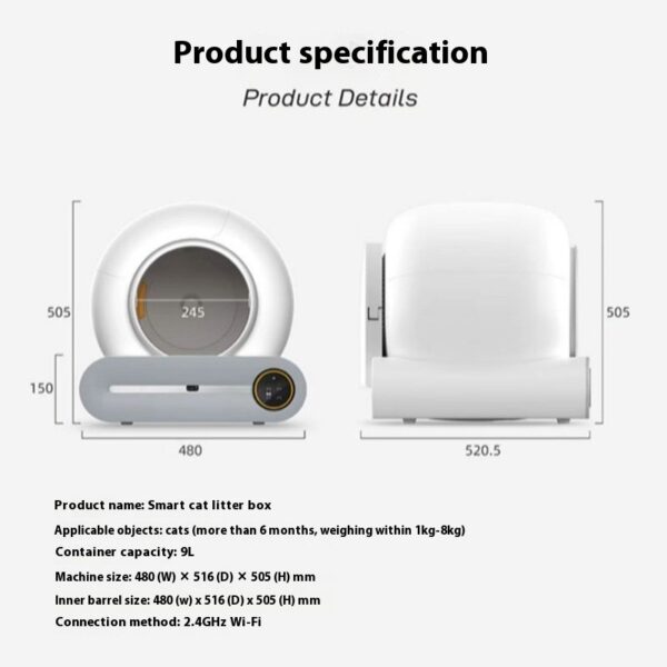 Automatic Smart Cat Litter Box Pooper Scooper - Image 8