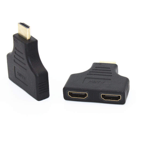 Revolving 2 HDMI Female Adapter Cable - Image 4