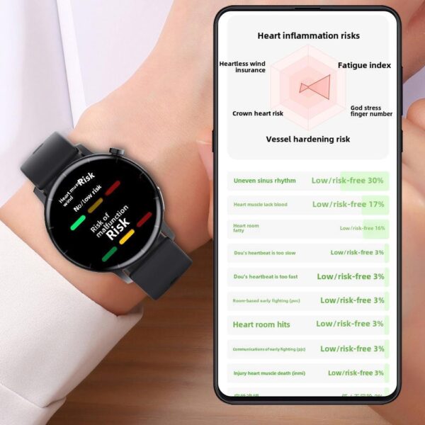 Smart Watch Non-Invasive Blood Glucose Body Temperature - Image 7