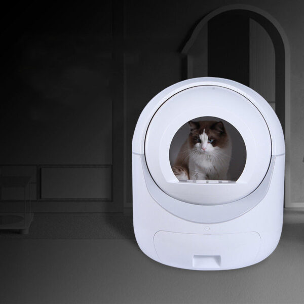 Fully Automatic Enclosed Cat Litter Box – Self-Cleaning & Deodorizing - Image 2