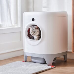 Smart automatic cat litter box