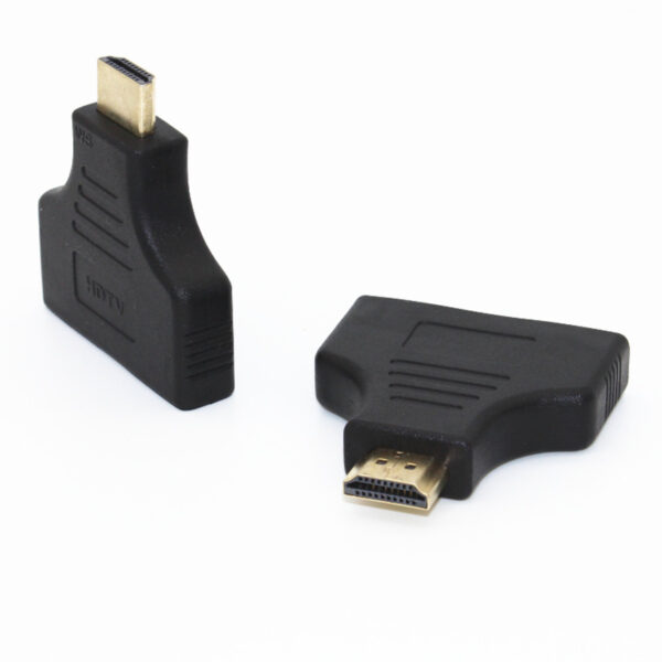 Revolving 2 HDMI Female Adapter Cable - Image 5