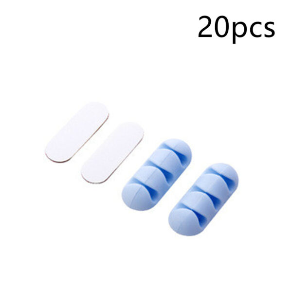 Organizer Cable Clip (Paste-Type, 3-Card Holder) - Image 10