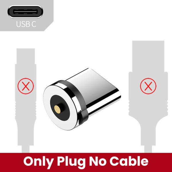 Elough 540 Degree Rotating Seven-pin Small Waist Magnetic Charging Cable 3-in-1 - Image 3