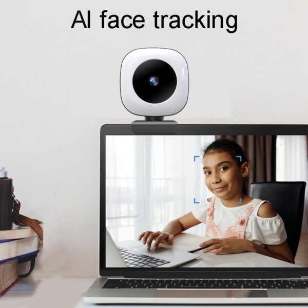 Full HD 2K Web Camera Auto Focus with Microphone for PC Laptop with Fill Lamp Web Cam - Image 4