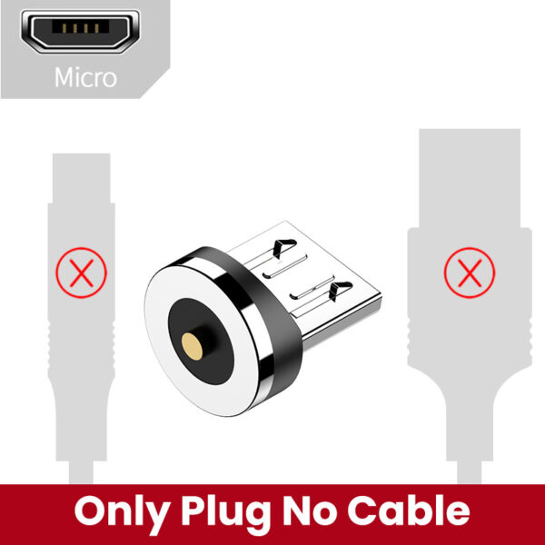 Elough 540 Degree Rotating Seven-pin Small Waist Magnetic Charging Cable 3-in-1 - Image 5