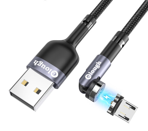 Elough 540 Degree Rotating Seven-pin Small Waist Magnetic Charging Cable 3-in-1 - Image 4