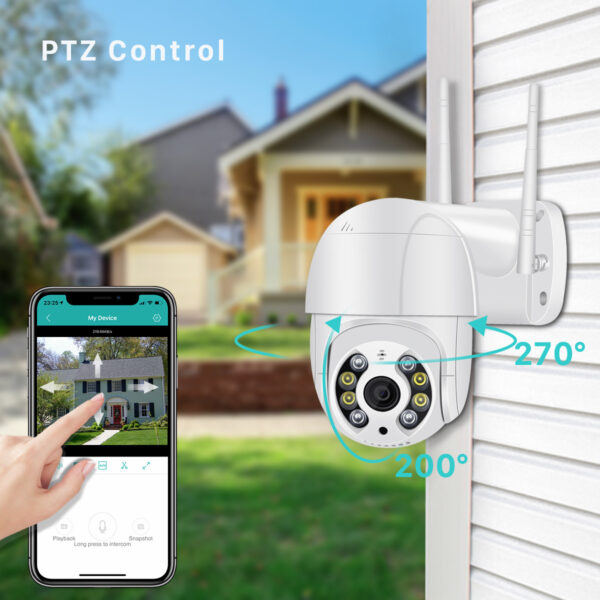 Outdoor WiFi Camera 1080P Dome Waterproof with PTZ - Image 6