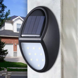 LED solar wall light