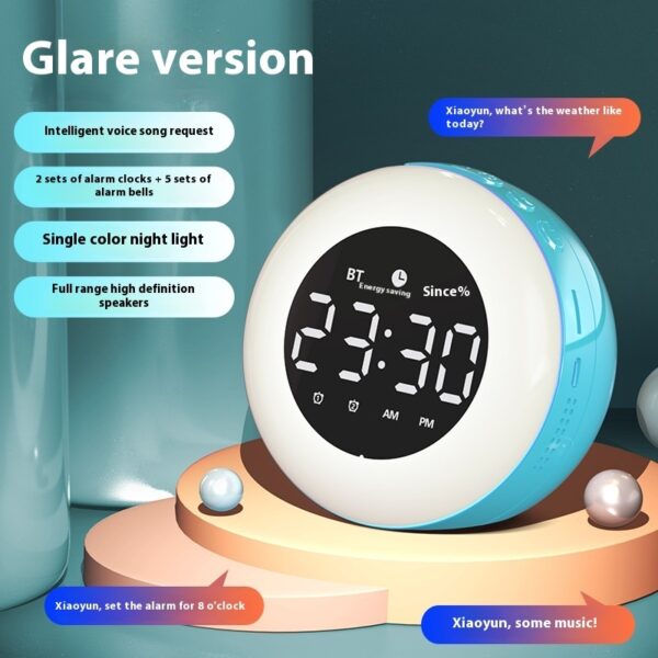 Intelligent Bluetooth Alarm Clock Audio AI Voice Assistant - Image 9