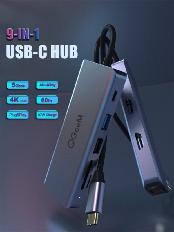 USB-C Multi Hub Docking Station – 7-in-1 Adapter for Laptop - Image 7