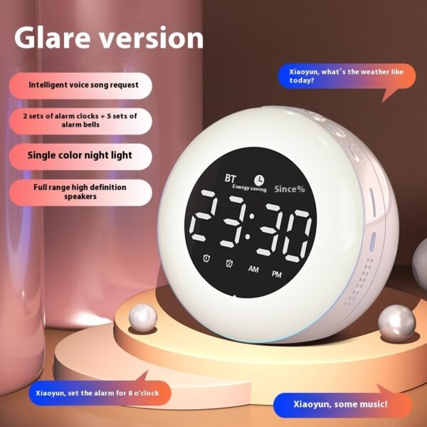 Intelligent Bluetooth Alarm Clock Audio AI Voice Assistant - Image 7