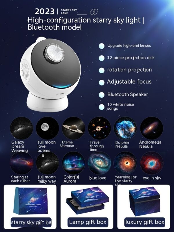 Star Light Projector – Creative Galaxy Ambience Light for Home & Bedroom - Image 4
