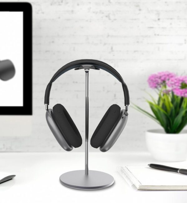 Metal Headphone Stand ZYX-025 – Durable Desktop Holder - Image 4