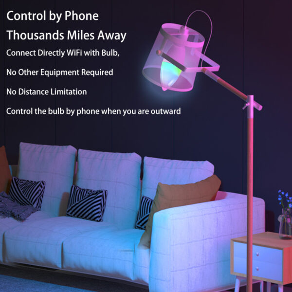 Smart WifI Led Lamp E14 RGB CW WW Led Bulb Dimmable 85-265V Voice Control Light Bulbs Alexa Google Home For Home Decorative - Image 2