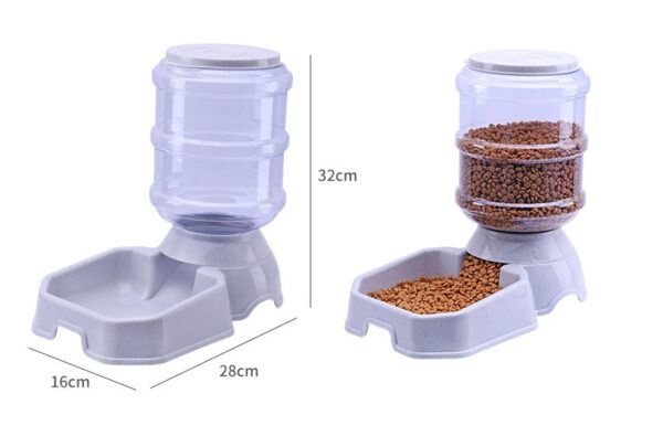 Automatic Pet Feeder & Water Fountain – 2-in-1 Bowl - Image 4