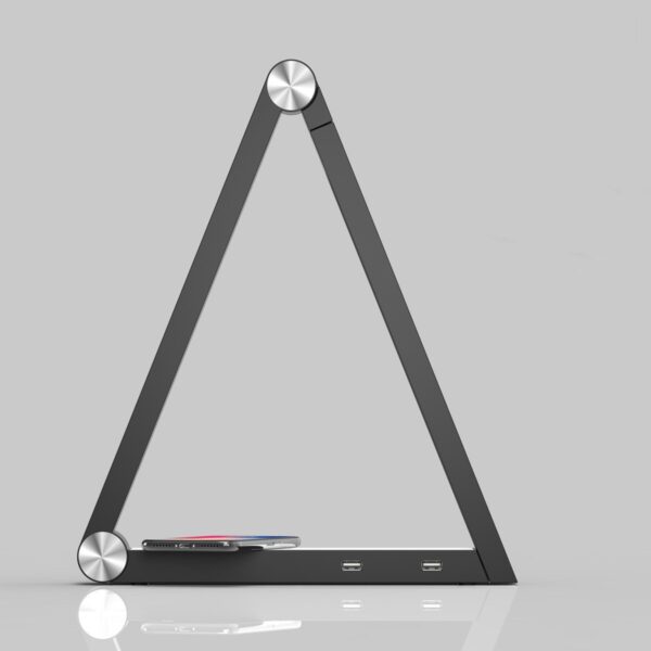 LED Triangle Table Lamp Wireless Charging – Smart Desk Lamp with Touch Control - Image 6