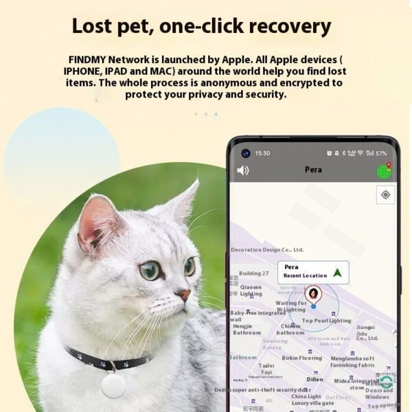 Smart Pet Locator Cat & Dog Bluetooth Tracker - Image 3
