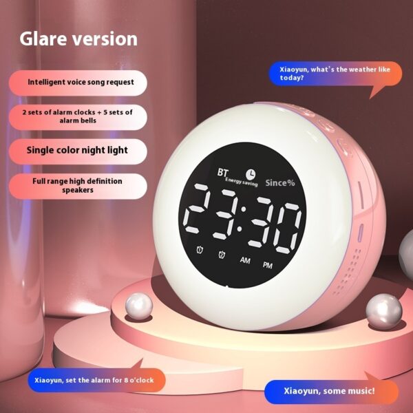 Intelligent Bluetooth Alarm Clock Audio AI Voice Assistant - Image 6
