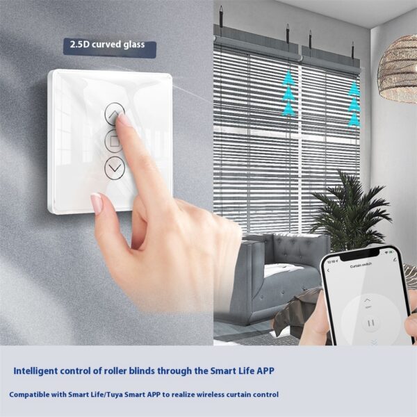 WiFi Smart Curtain – Modern Control Panel - Image 8