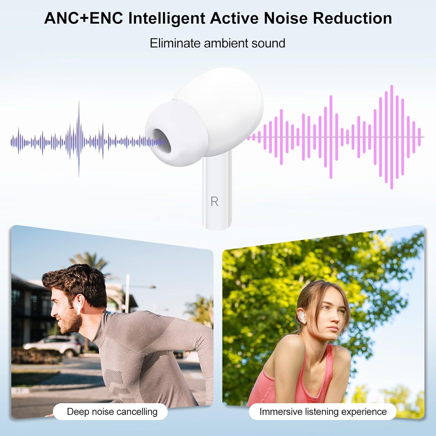 Wireless Earbuds with ANC Noise Canceling - Image 7