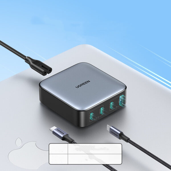 100W GaN Charger Multi-Port Notebook Adapter - Image 6