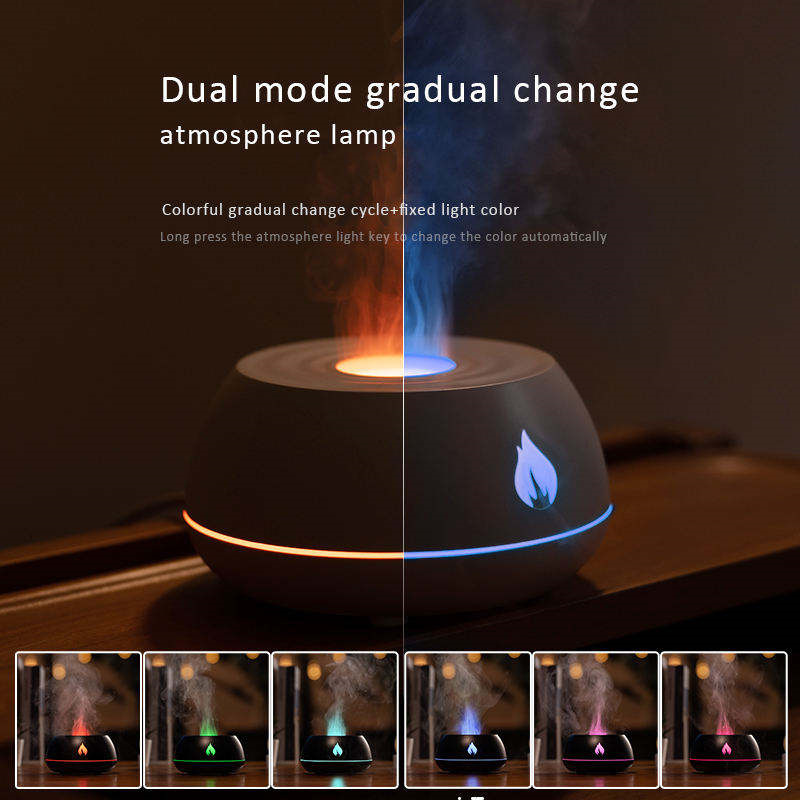 Flame Humidifier Aromatherapy Diffuser 130ML - Image 3